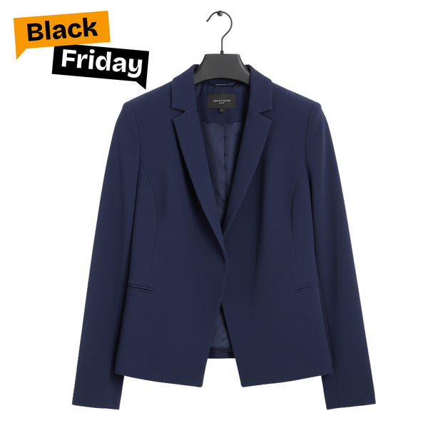 Blazer "City" Bleu Marine - Détail Martingale