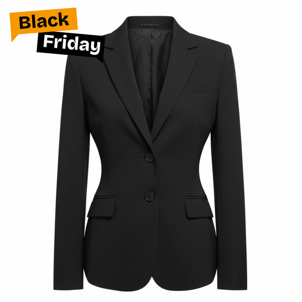 Blazer Essentiel Cintrée Noir - Le Classique Professionnel